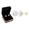 10K Gold Freshwater Pearl Stud Earrings