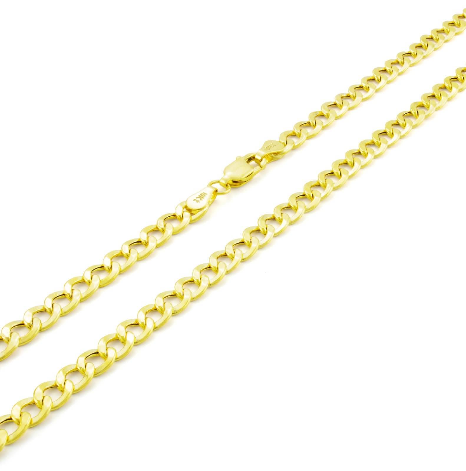 10K Gold Moricci 2MM Italian Cuban Chain Necklace