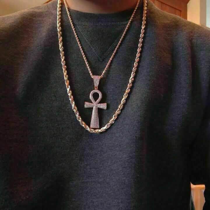 10K Solid Yellow Gold 4mm Rope Chain Thick Necklace