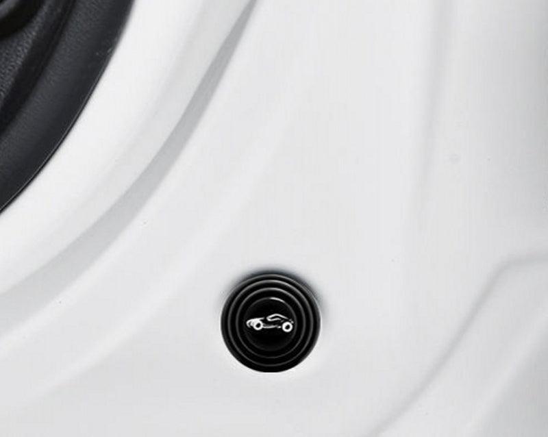 10pcs Car Door Anti-collision Silicone Pad Anti-shock Closing Door Stickers Soundproof Buffer Gasket Door Shock Absorber Car Door Protector Stickers Buffer Bumper Cushion Car Door Shock Absorbing PVC Gaskets Auto Accessories