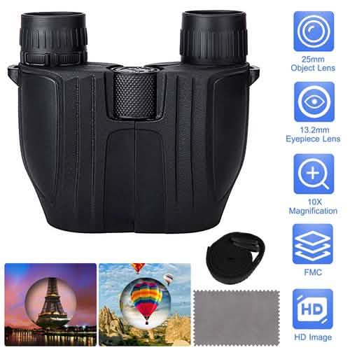 10X Zoom Binoculars with FMC Lens