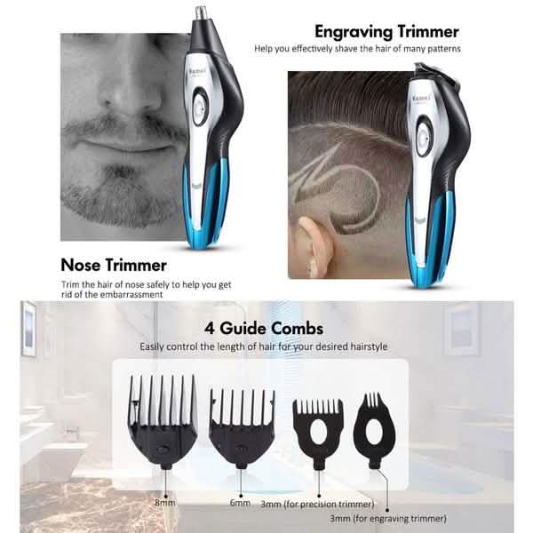 11-in-1 Professional Fast Charging Hair Clipper Haircut Shaver Wireless