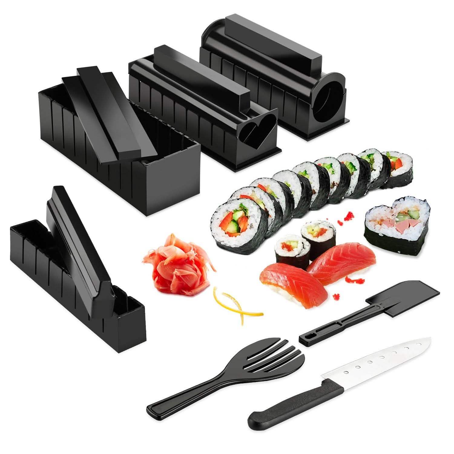 11-Piece: DIY Sushi Making Kit Tools Set