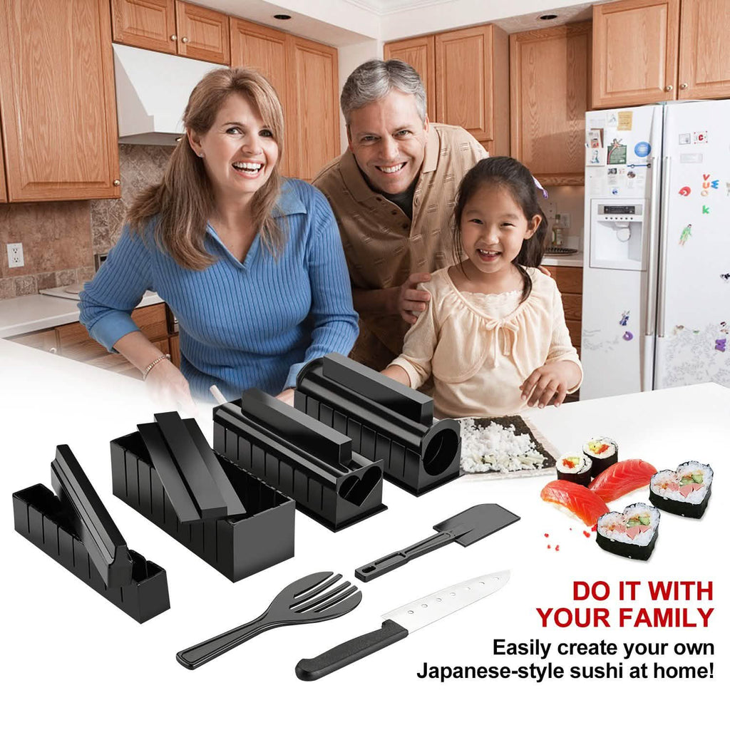 11-Piece: DIY Sushi Making Kit Tools Set