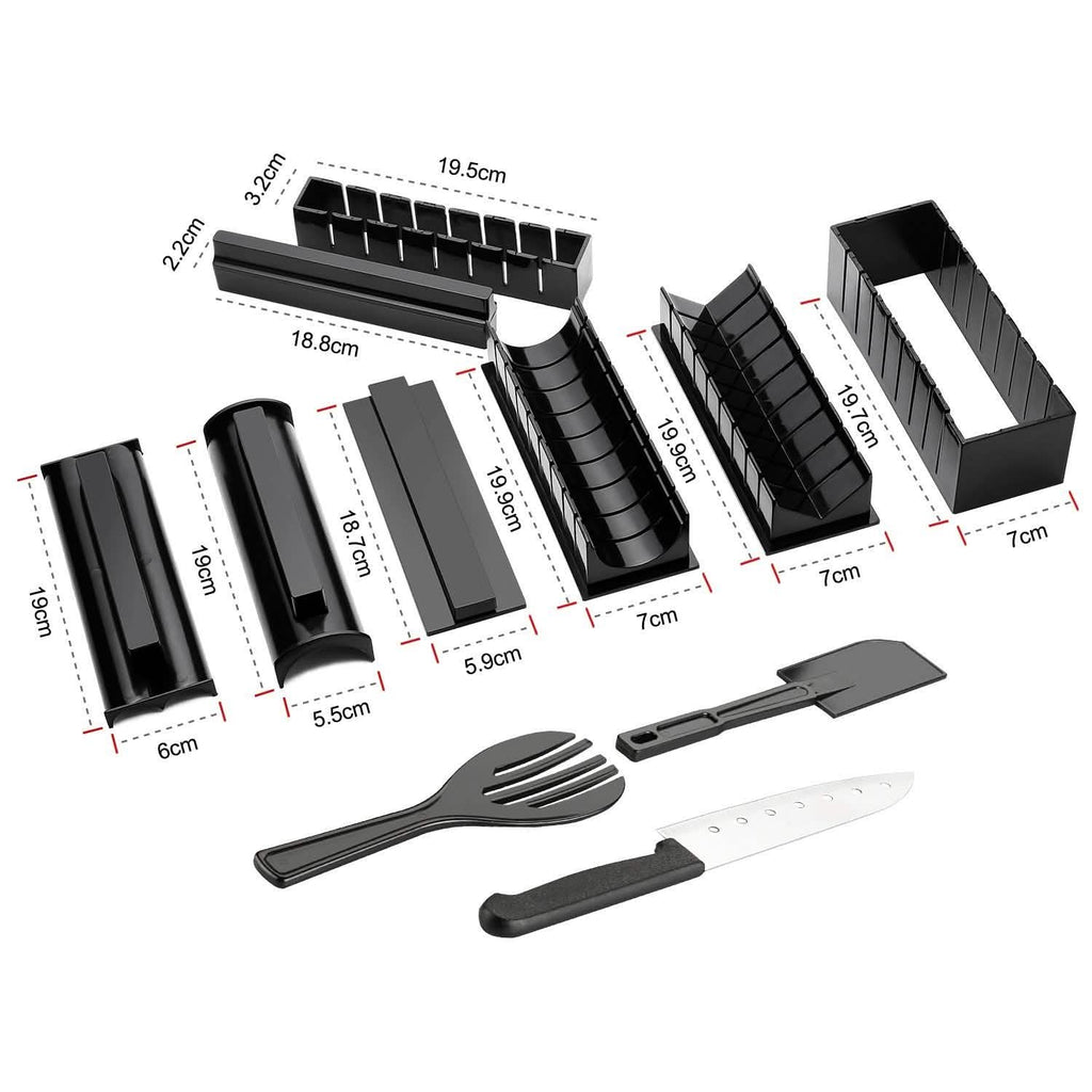 11-Piece: DIY Sushi Making Kit Tools Set
