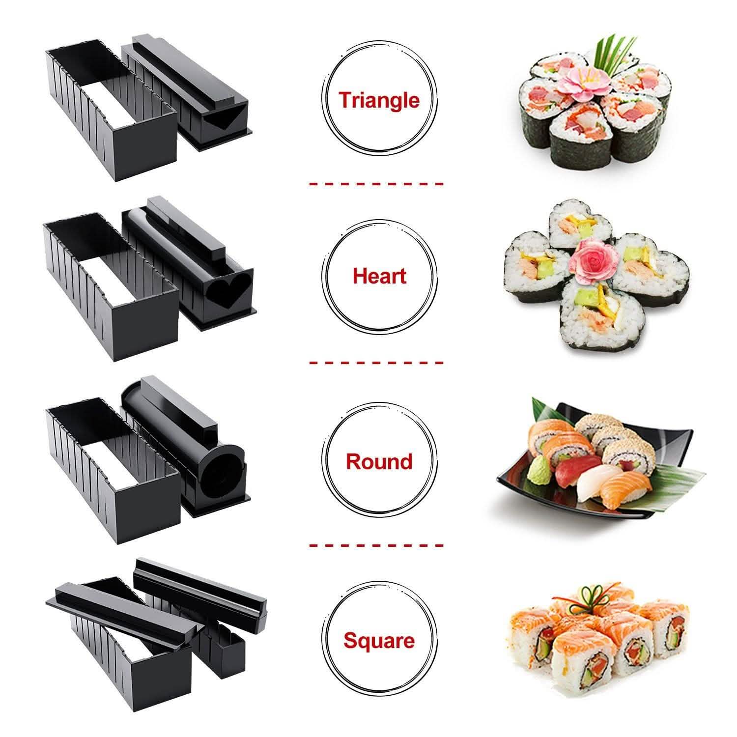 11-Piece: DIY Sushi Making Kit Tools Set