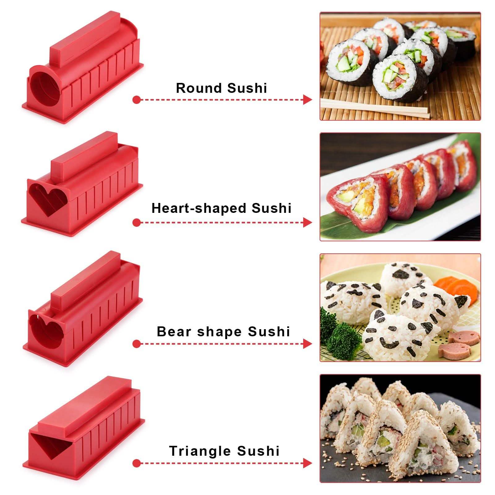 11-Piece: Sushi Making Kit Sushi Rolls with Premium Sushi Knife