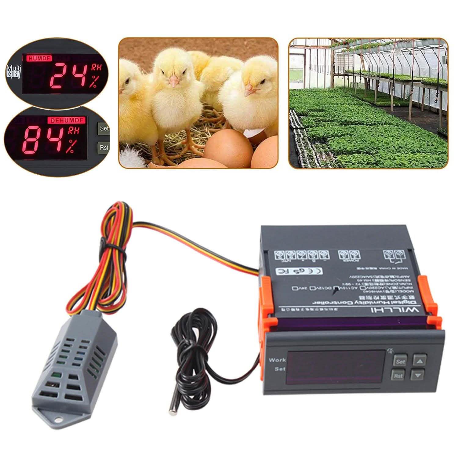 110V Digital Air Humidity Control Controller WH8040