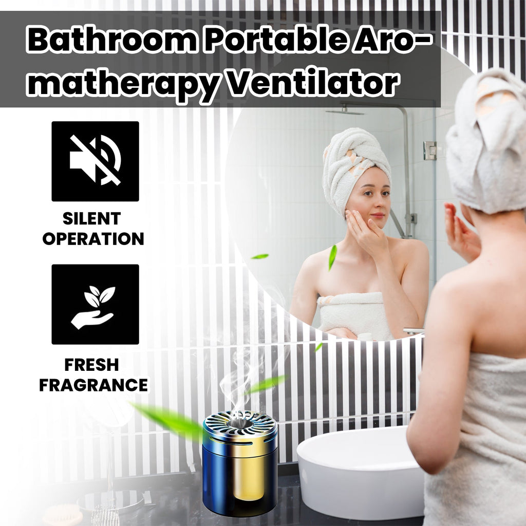 Bathroom Portable Ventilation Aromatherapy, Car Aromatherapy Bathroom Bedroom Deodorant Adornment