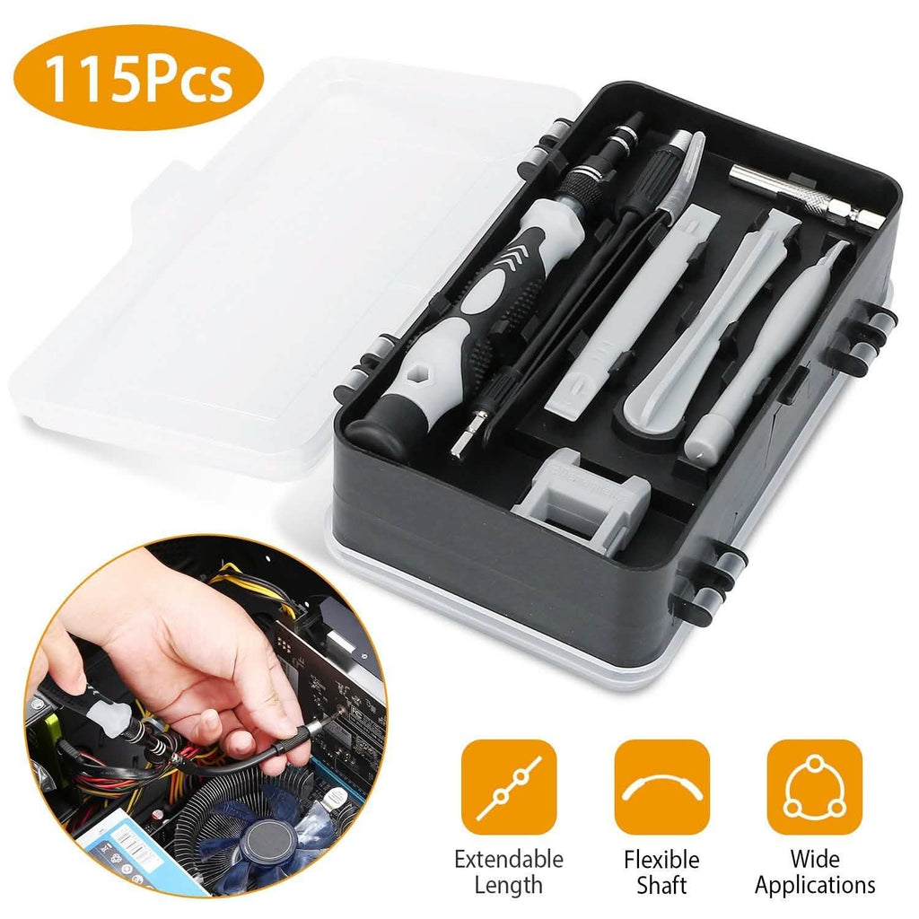 115-in-1 Magnetic Screwdriver Repair Tool Set