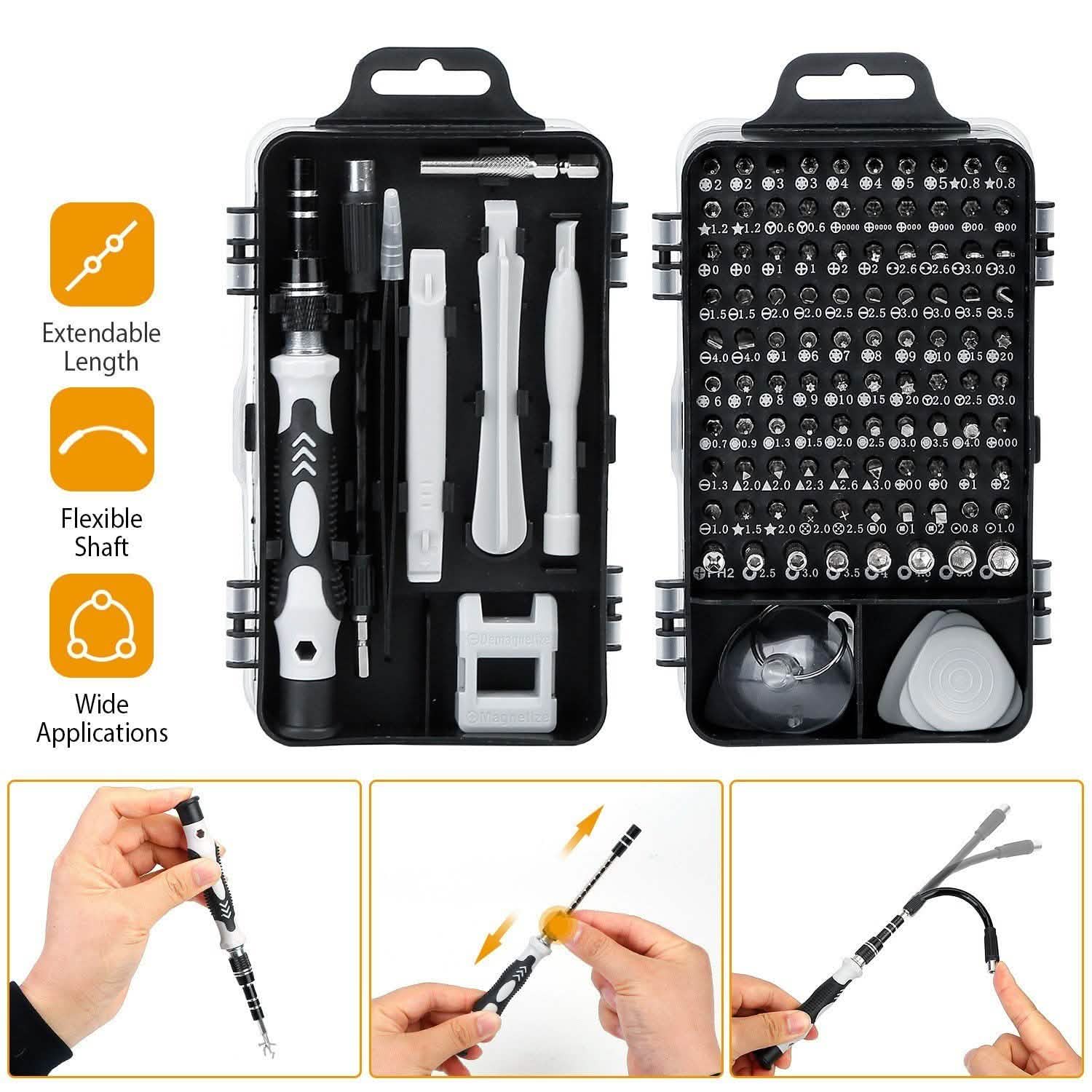 115-in-1 Magnetic Screwdriver Repair Tool Set