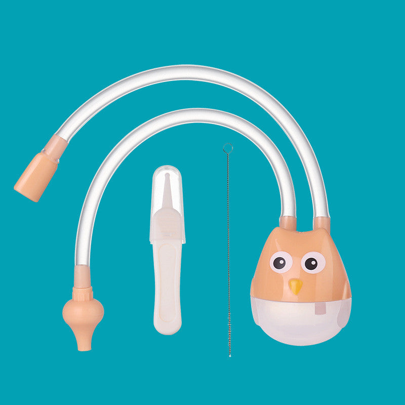 Baby Mouth Suction Nasal Aspirator Cleaning Tweezers Brush Set