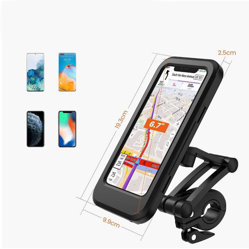 Car Mobile Phone Holder For Electric Vehicle Riding Navigation