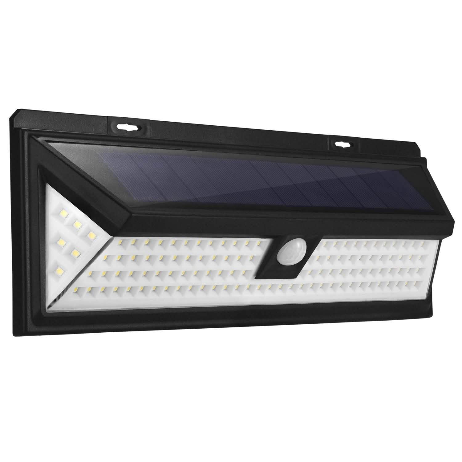 118 LEDs Solar Wall Light Outdoor Motion Sensor Lamp