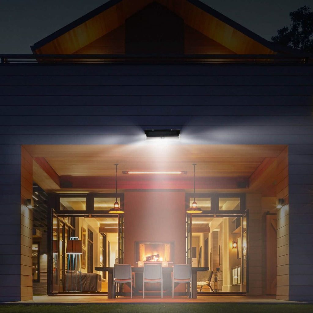 118 LEDs Solar Wall Light Outdoor Motion Sensor Lamp