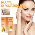 Papaya Exfoliating Gel, Moisturizing Skin With Gentle Cleansing Keratin Brightening Gel