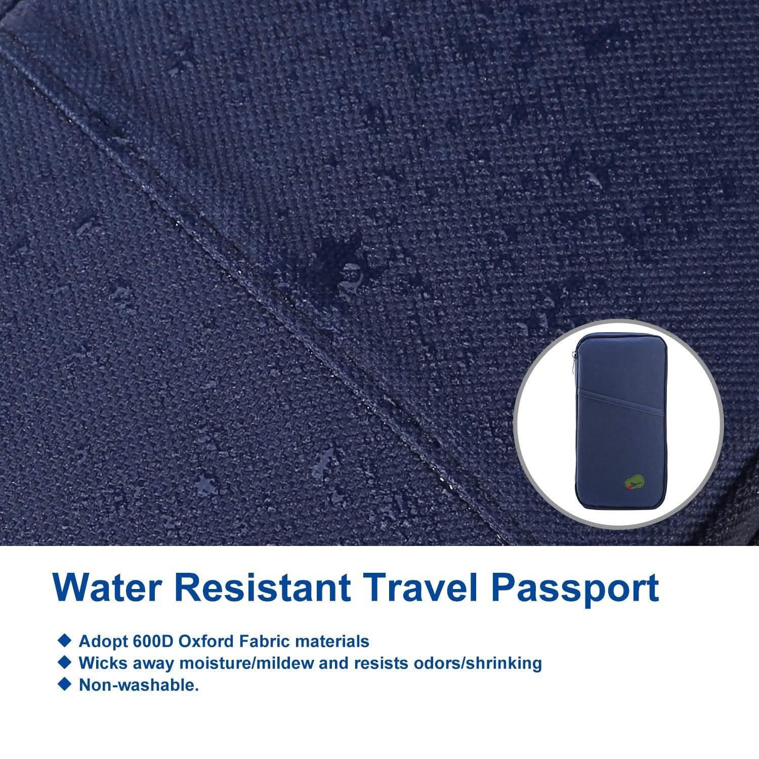12 Pocket Travel Passport Wallet
