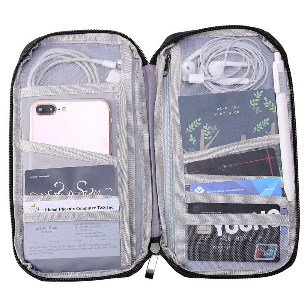 12 Pocket Travel Passport Wallet