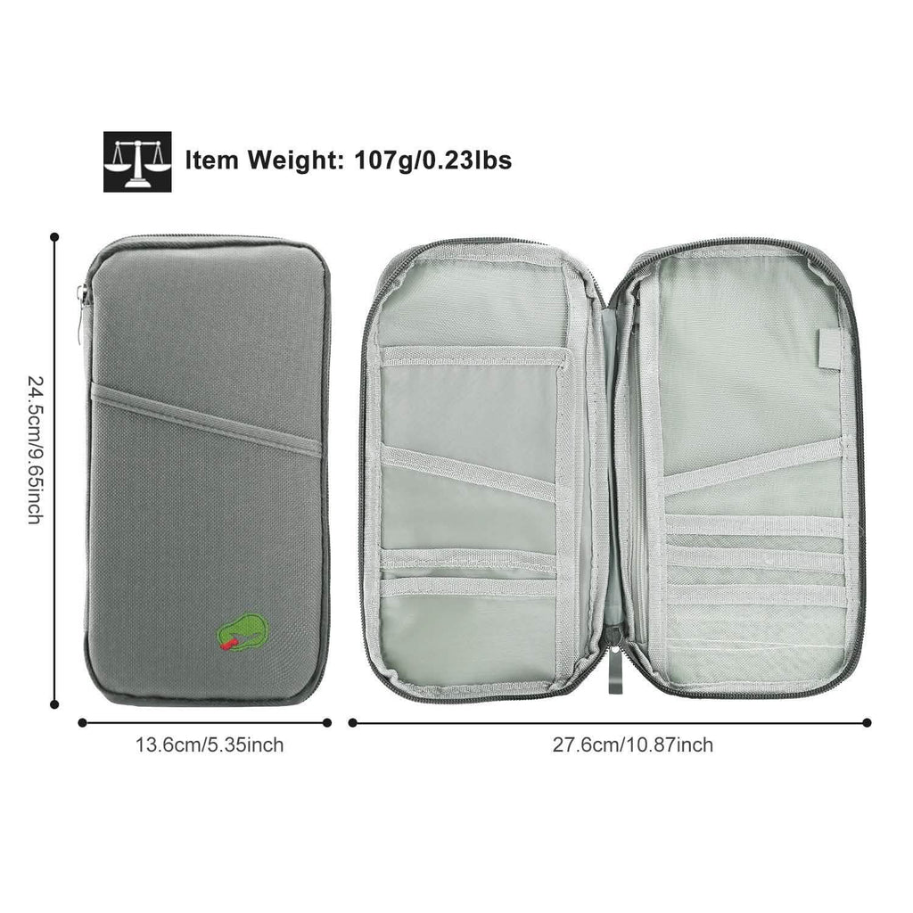 12 Pocket Travel Passport Wallet