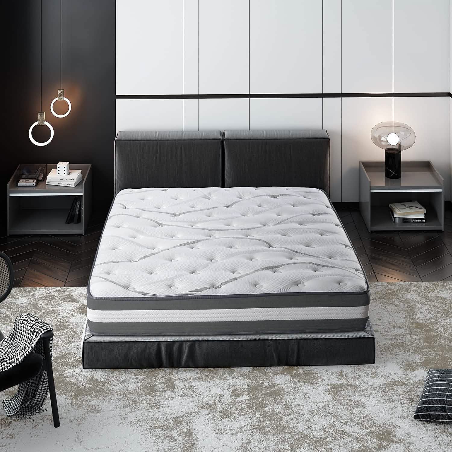 12" Hybrid Pocket Spring Mattress