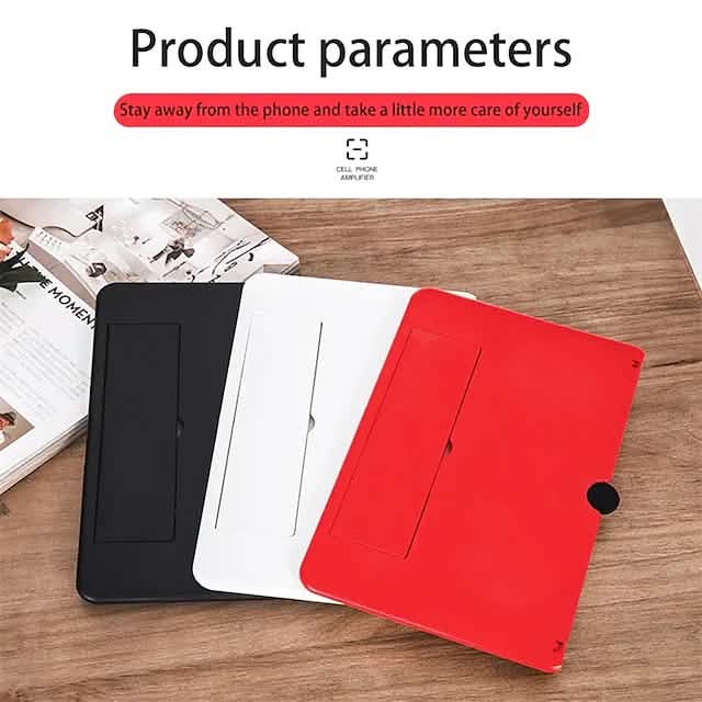 12 inch 3D Mobile Phone Screen Magnifier HD Video Amplifier with Foldable Holder