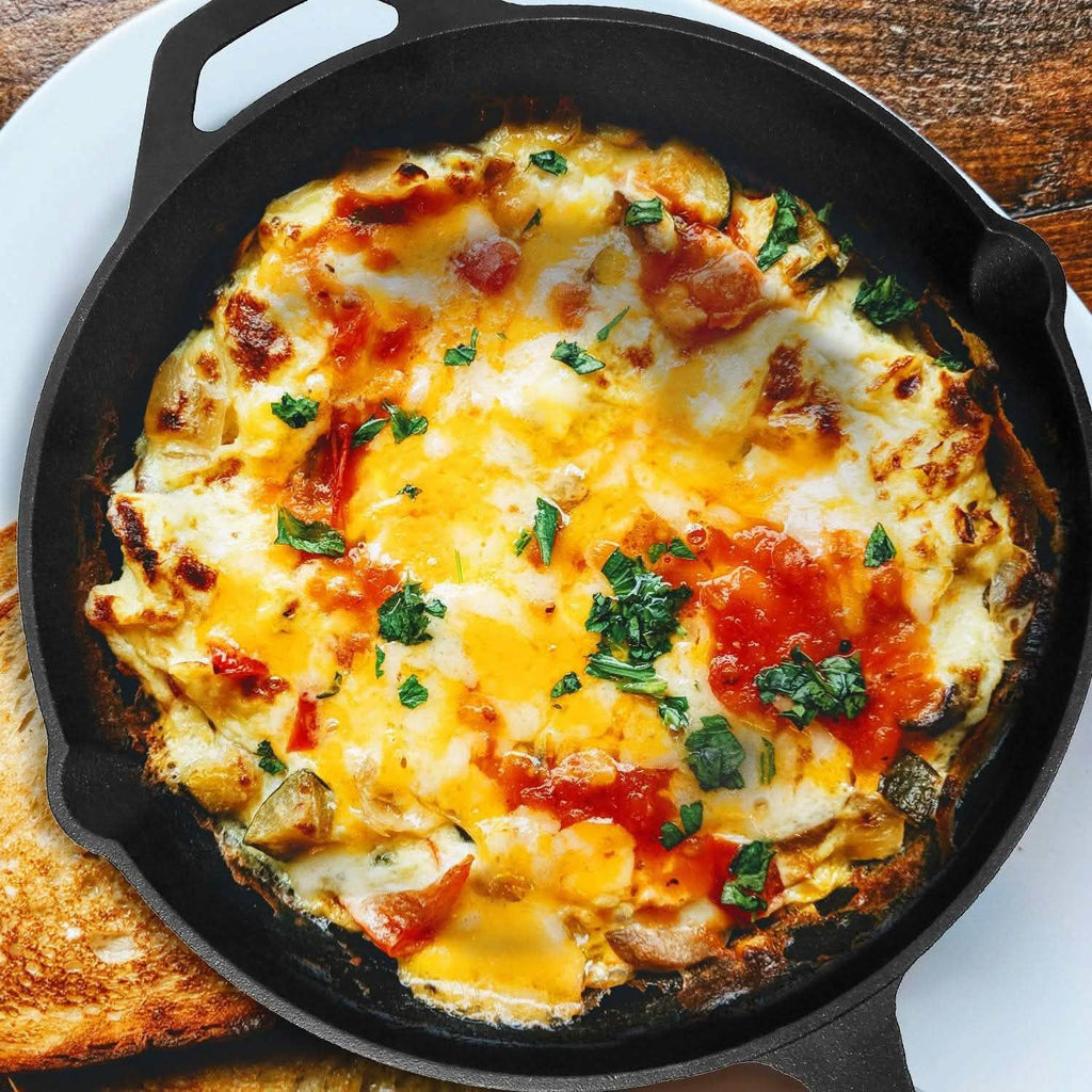 12 Inch Pre-Seasoned Cast Iron Skillet Oven Safe Cookware