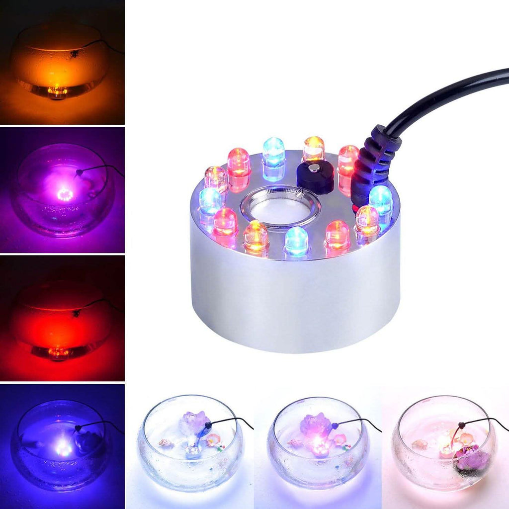 12 LED Changing Color Mist Maker