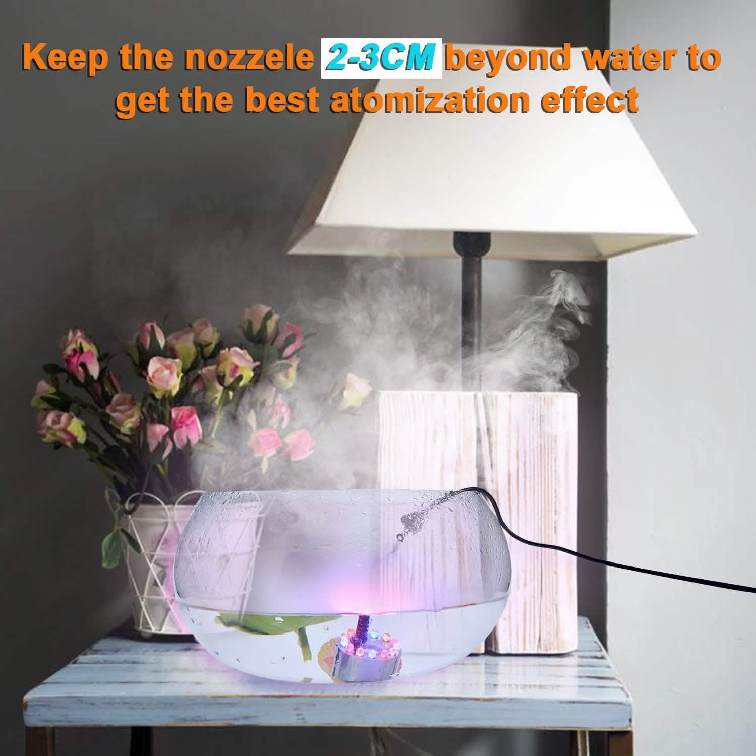 12 LED Changing Color Mist Maker
