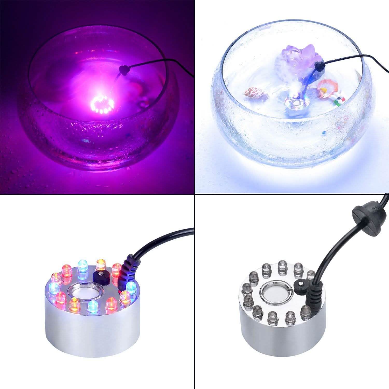 12 LED Changing Color Mist Maker