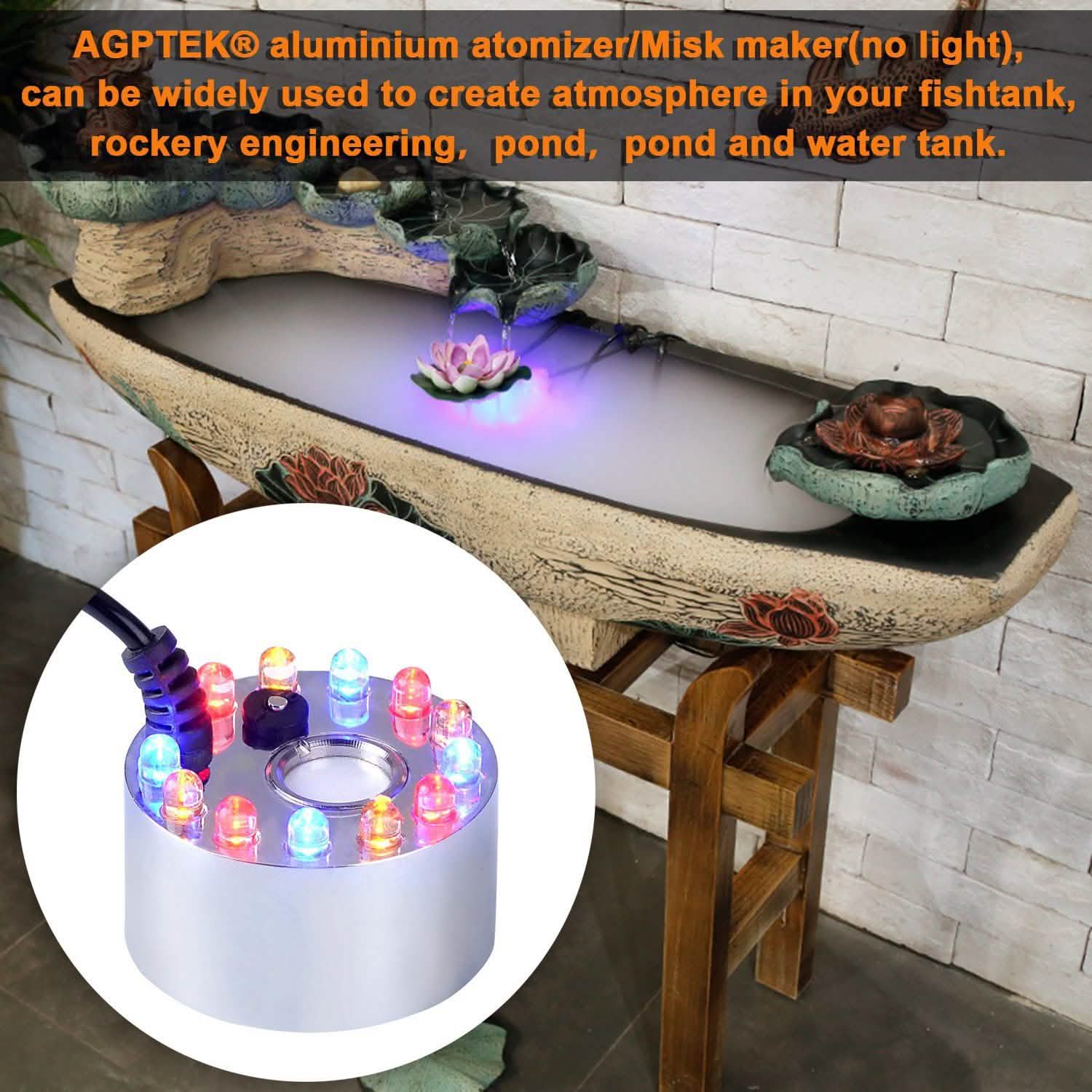 12 LED Changing Color Mist Maker