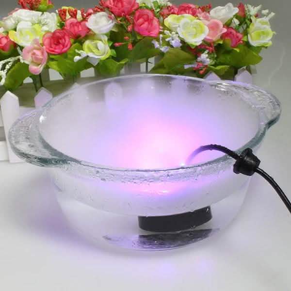 12 LED Mist Maker Fogger Water Fountain Pond Fog Machine Atomizer Air Humidifier