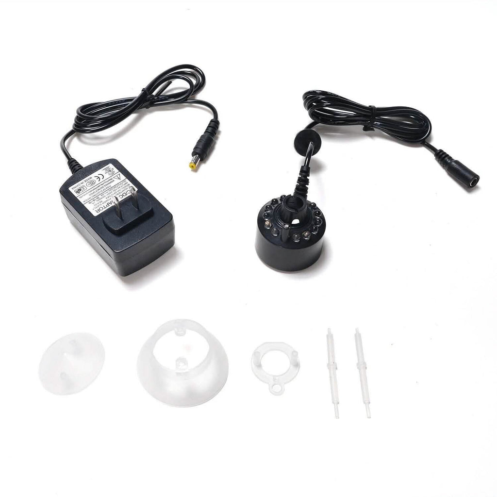 12 LED Mist Water Fountain Machine Atomizer Air Humidifier