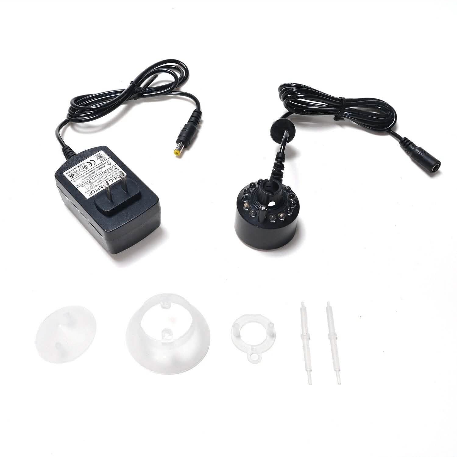12 LED Mist Water Fountain Machine Atomizer Air Humidifier