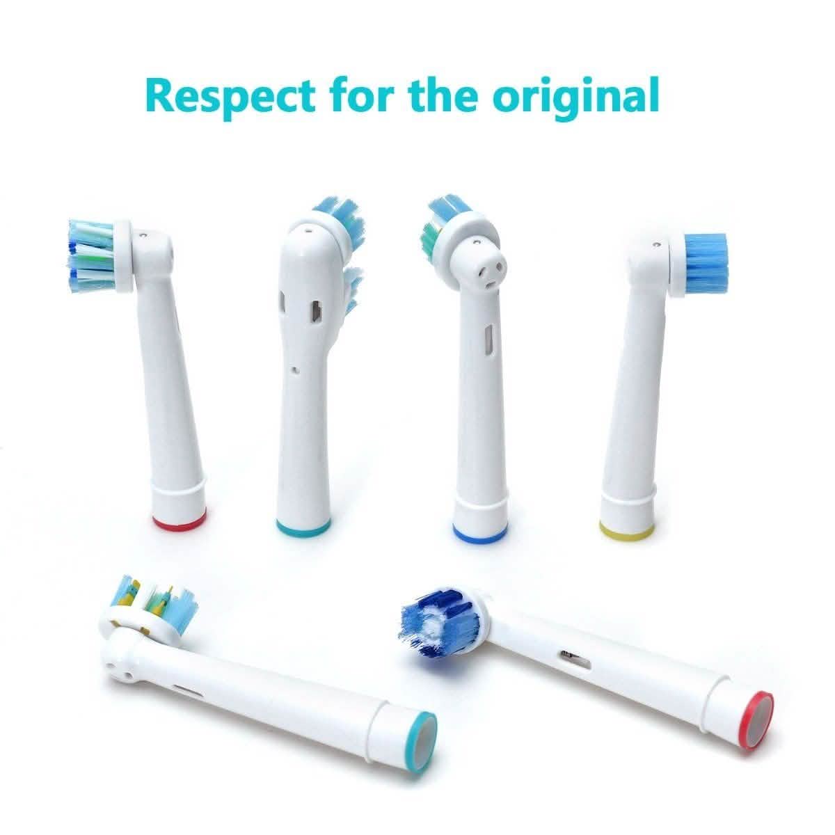 12-Pack: Assorted Clean Replacement Electric Toothbrush Heads