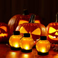 12-Pack: LED Pumpkin Tealights Smokeless Candles