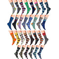 12-Pairs: Men's James Fiallo Premium Quality Dress Socks