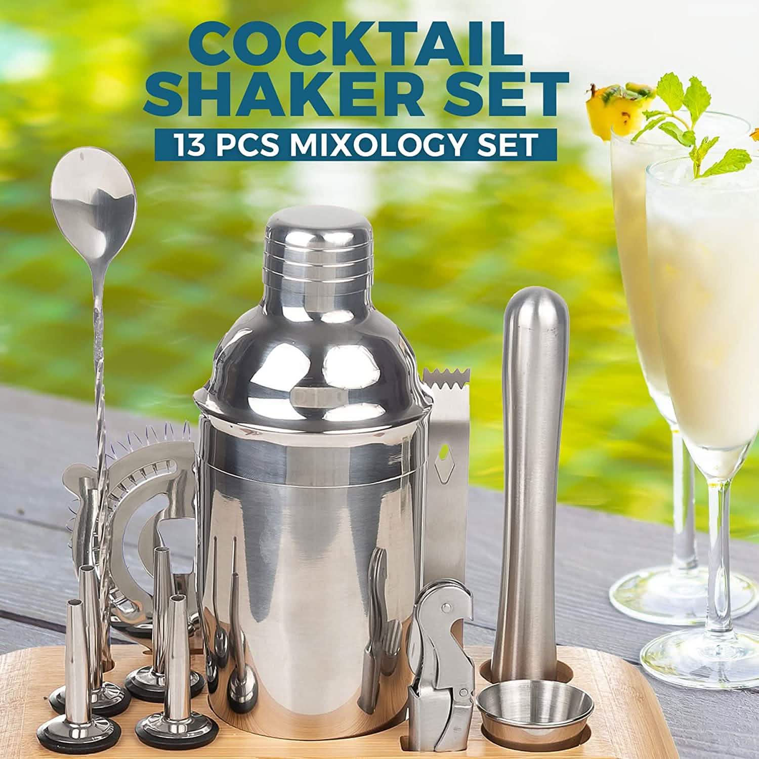 12-Piece: Cocktail Shaker Set