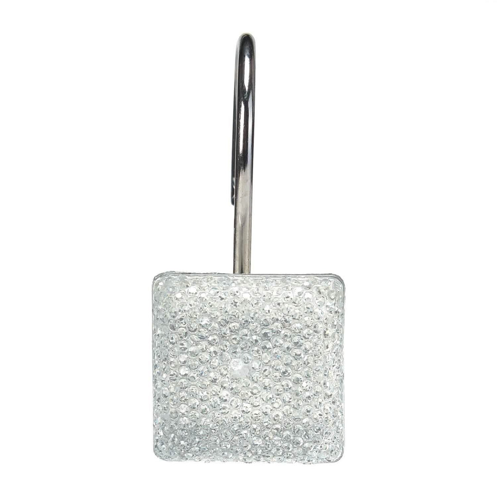 12-Piece: Decorative Shower Curtain Hooks Bathroom