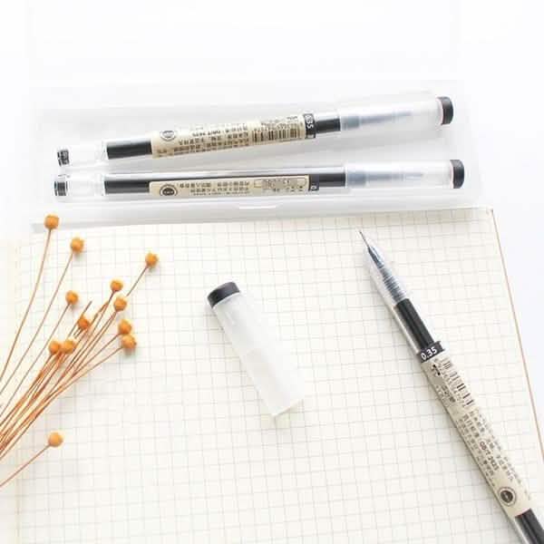 12-Piece Set: 0.35mm Water-based Pen Gel Pen