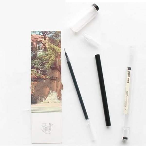 12-Piece Set: 0.35mm Water-based Pen Gel Pen