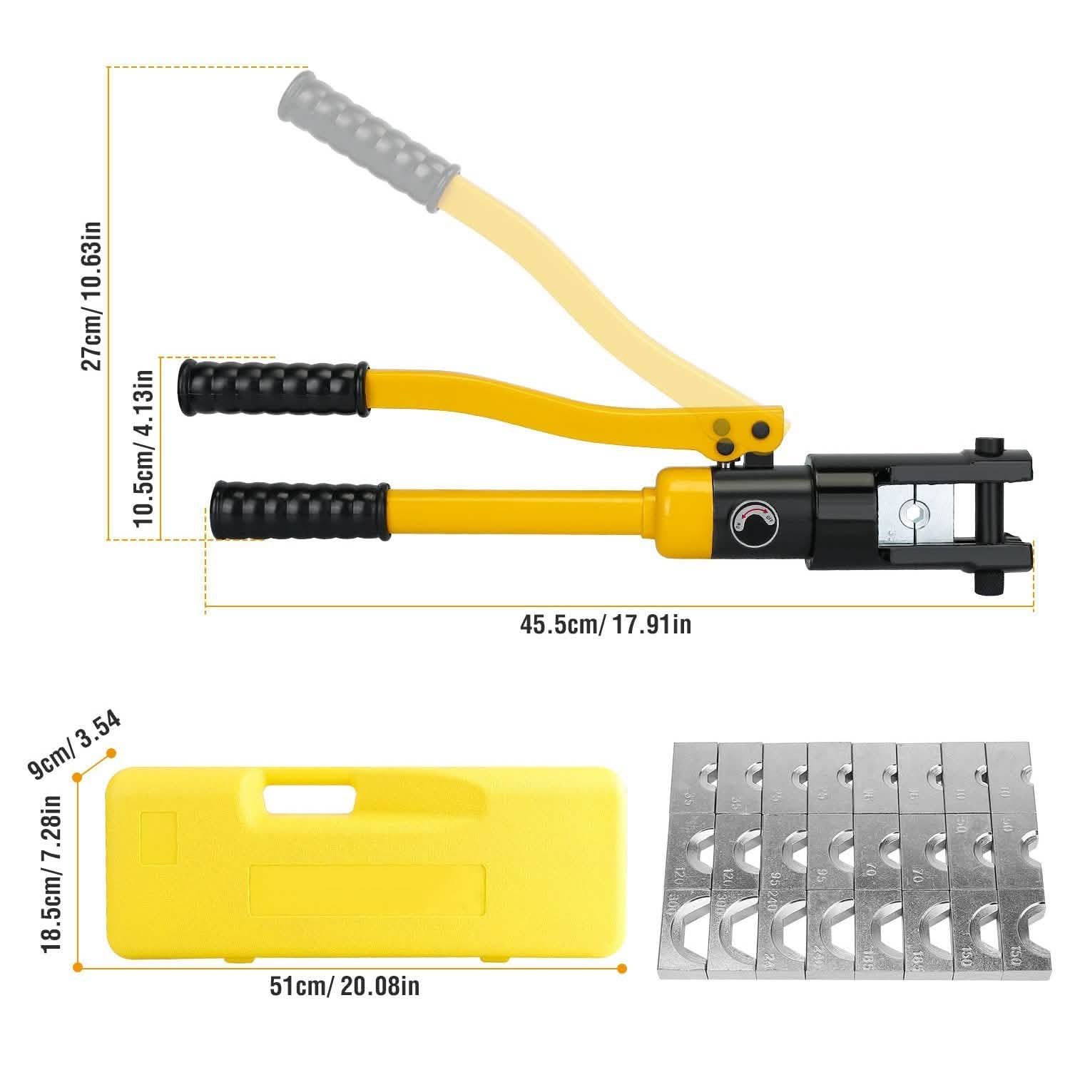 12 Ton Hydraulic Wire Crimper