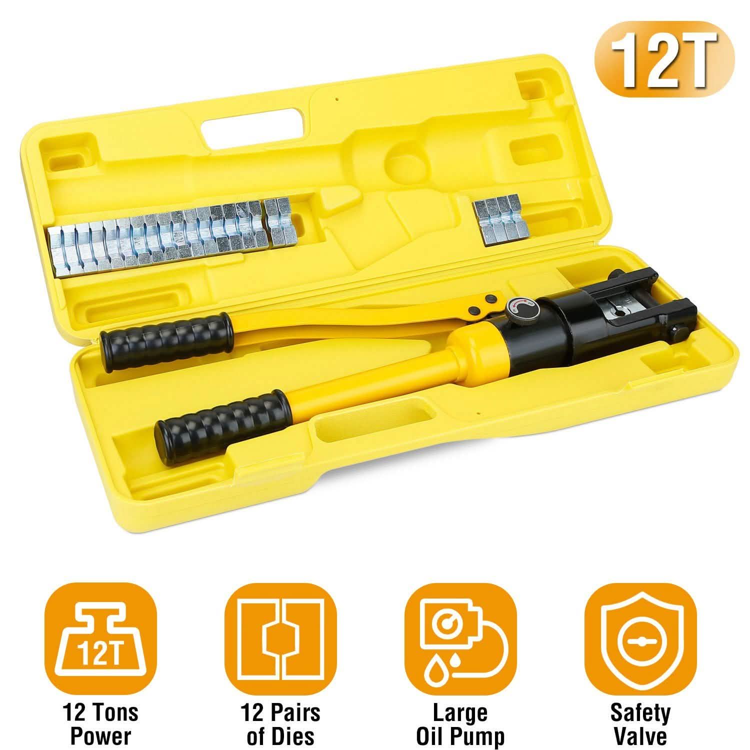 12 Ton Hydraulic Wire Crimper