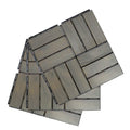 12" x 12" Square Teak Interlocking Deck Tiles