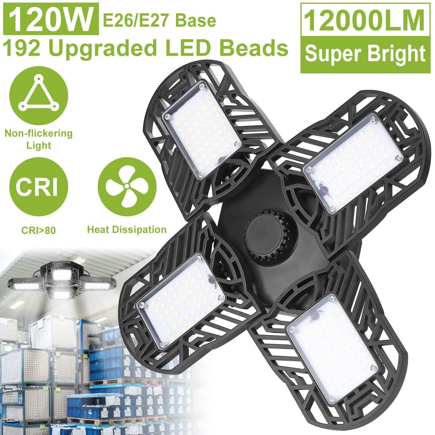 12000LM LED Garage Light