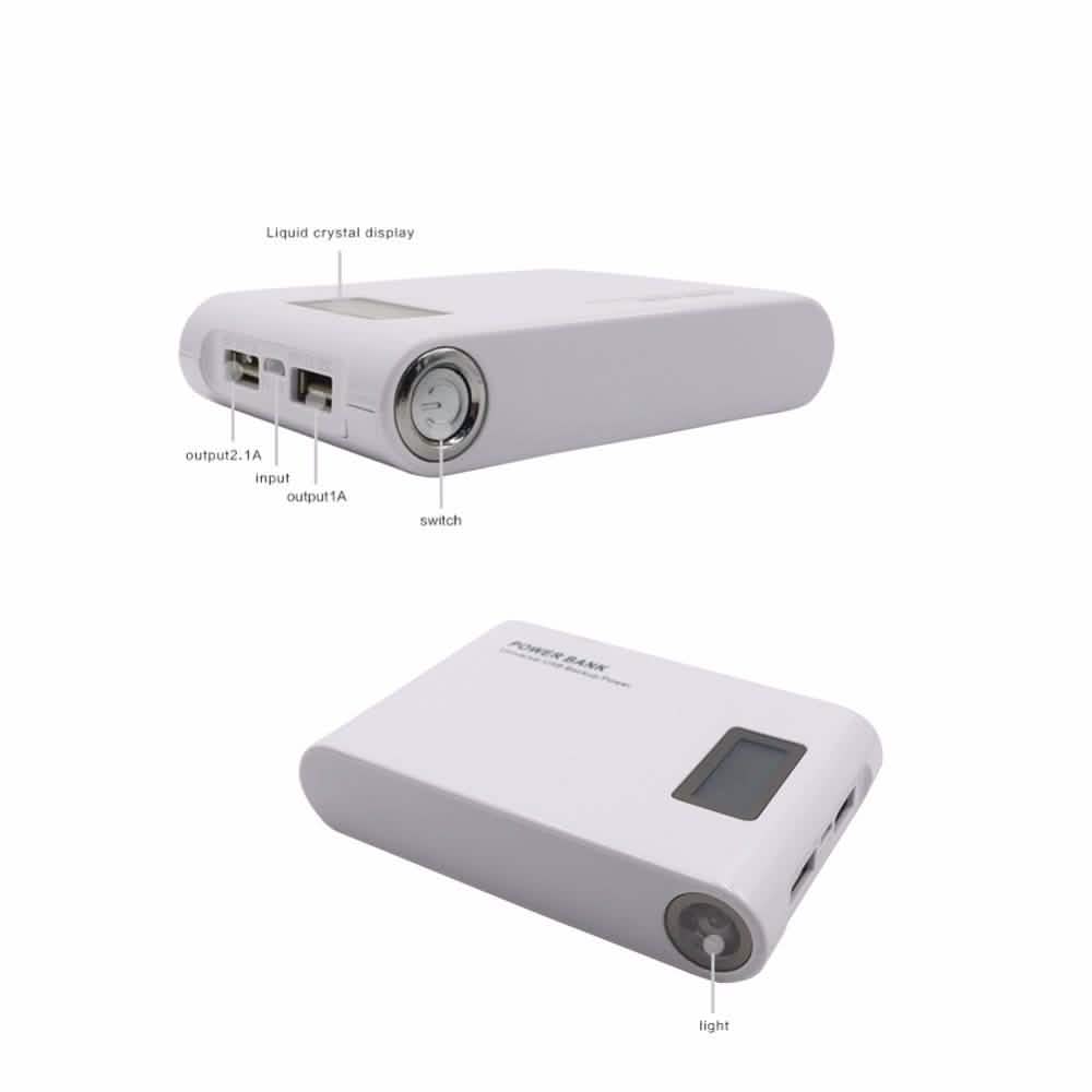 12,000mAh Safe External Battery PowerBank and Flashlight
