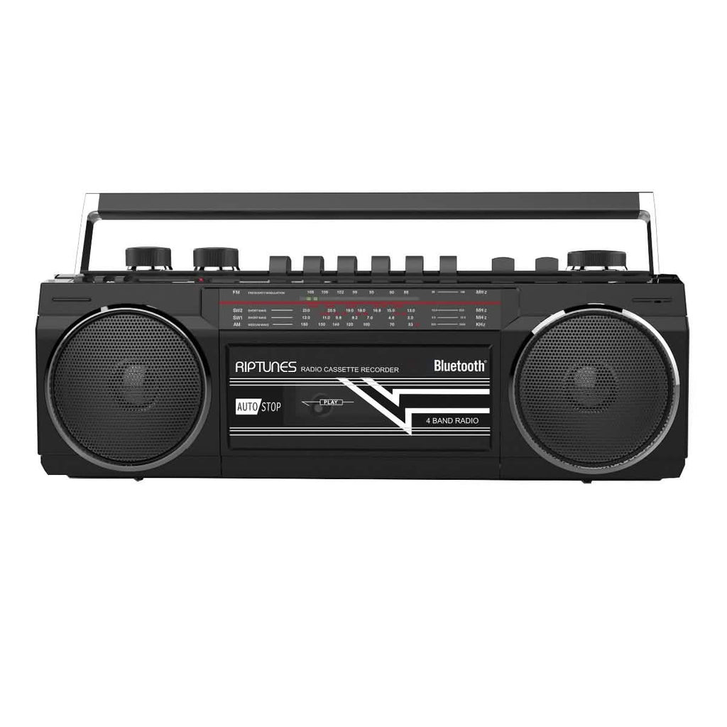 Riptunes Retro Radio Cassette Bluetooth Boombox