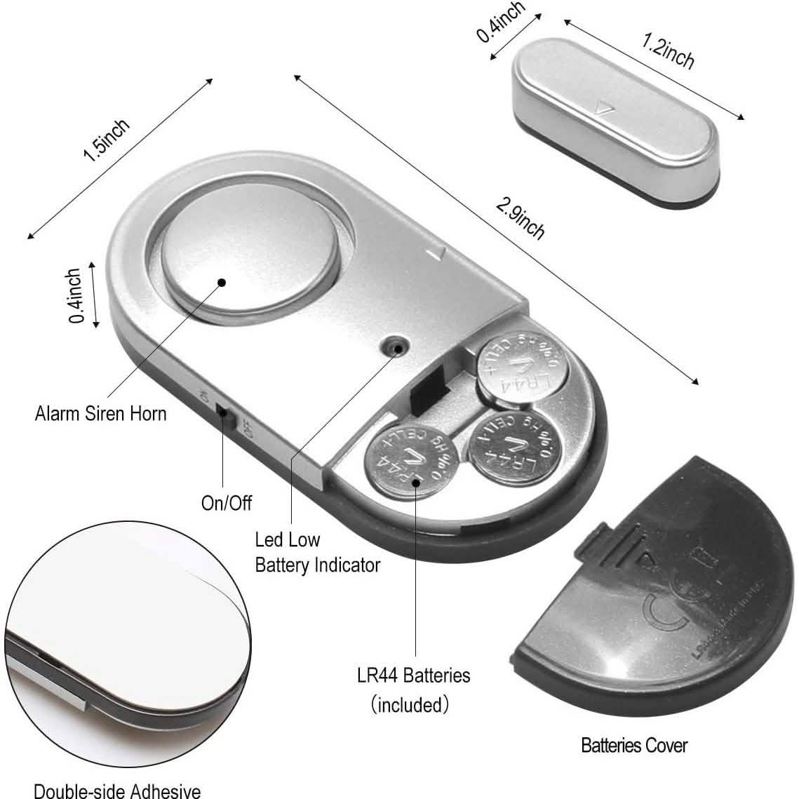 120DB Door Window Alarm