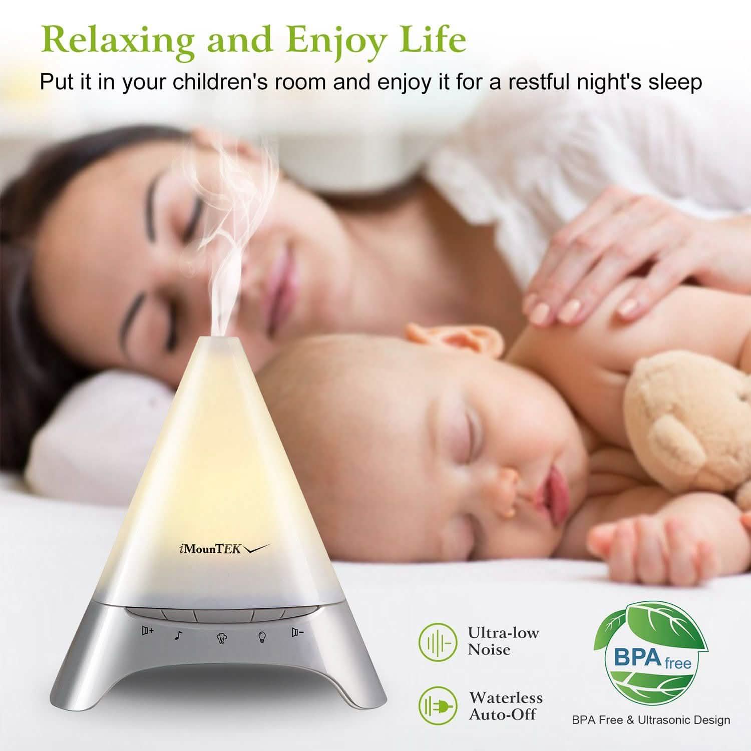 120ml Cool Mist Humidifier Ultrasonic Aroma Essential Oil Diffuser