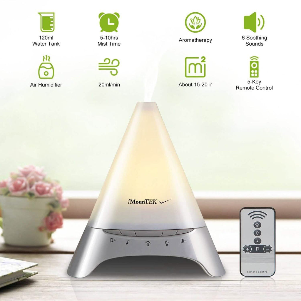 120ml Cool Mist Humidifier Ultrasonic Aroma Essential Oil Diffuser