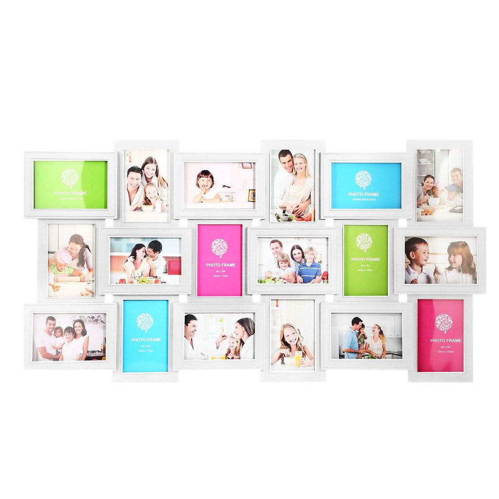12/18 Picture Frames Collage for Photos in 4" x 6" Glass Protection
